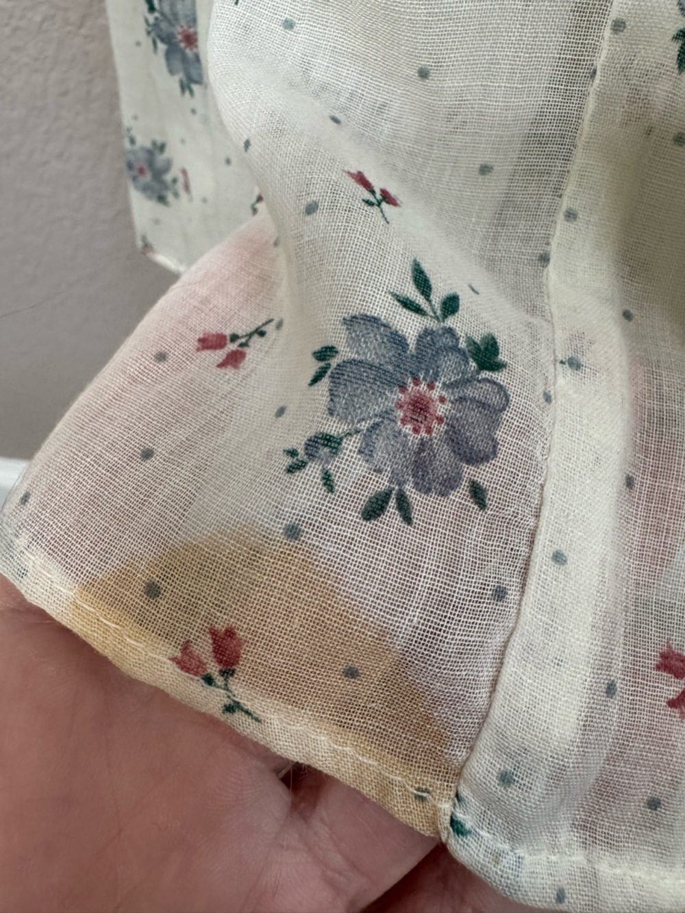 Vintage 1970’s Gunne Sax Prairie Cotton Floral Lace Ruffle Maxi Sundress Cottage - Picture 12 of 16